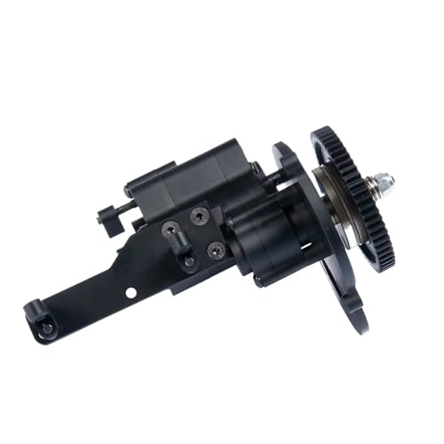 Metal 2 Speed Transmission Center Gearbox with Cover Compatible with 1/10 RC Crawler Cars Compatible with Various Models 90018 90053 90048 RR10(Gearbox) - color: Gearbox