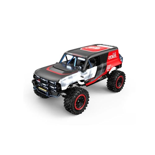 Helidirect MJX Hyper Go H12P 1/12 RC Crawler - Licensed Ford Bronco Baja 1000 Edition RC Rock Crawler Off-Road Terrain Model for Adults (H12P) - color: H12p