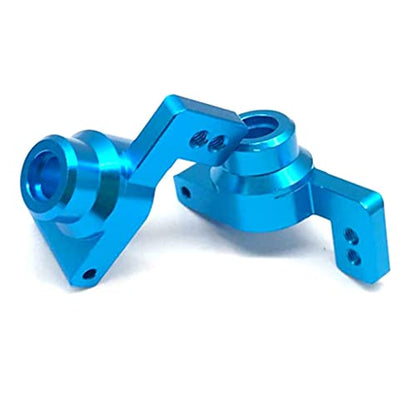 5Pcs 14th RC Car Truck Parts Rear Hub Carriers Set Fits WLtoys 144001 - Upgrade Your Kit with Weight & Aluminum Construction - Perfect for DIY Enthusiasts and - Blue, Red - color: Blue