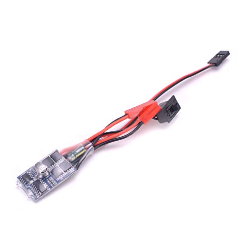 YoungRC RC 30a Brushed ESC Motor Speed Controller for 1/16 18 24 Car and Boat Tank W/o Brake(Pack of 2 Pcs)
