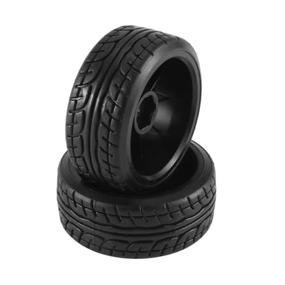 RC Tyre Tires for Tamiya for TT01 for TT02 XV01 PTG-2 for Kyosho for HPI 1/10 rc Car On Road Drift Parts Tyre Wheels Hard Plastic 65mm