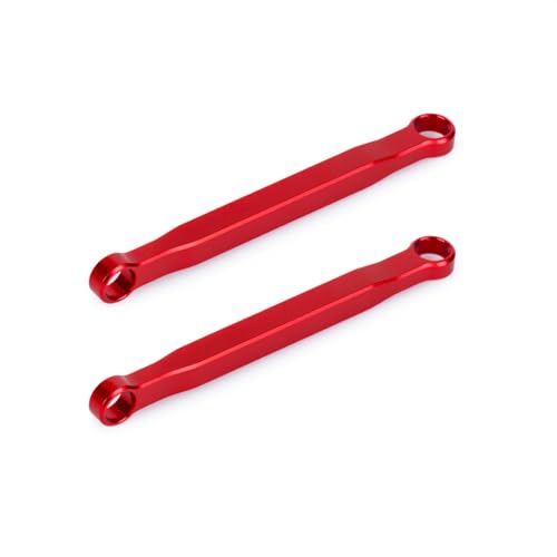 Aluminum High Clearance Chassis Links for 1/30 Axial SCX30 RC Crawler Car Upgrade Parts (Red) - color: Red