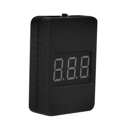 GLEAVI Battery Capacity Checker Low Voltage Alarm Rc Lipo Battery Monitoring Tool Led Display Compact Design for Easy Carrying and Usage