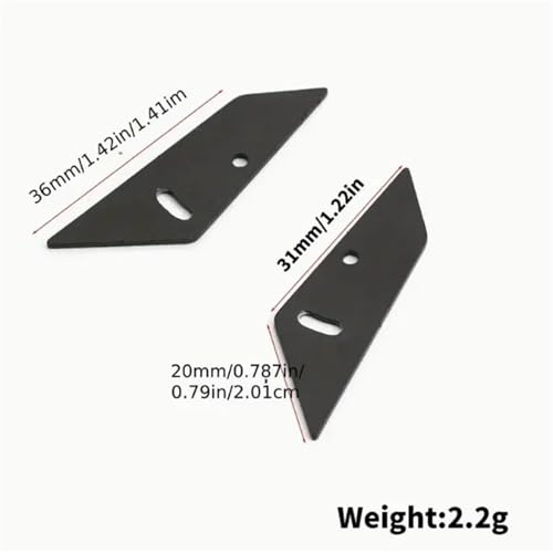 RC Car Toys Parts for Tamiya TT02X V0194123PGT2 for YOKOMO for HSP 1/10 Metallized Drag for Racing Rear Wing Spoiler Drift Car Upgrade Parts