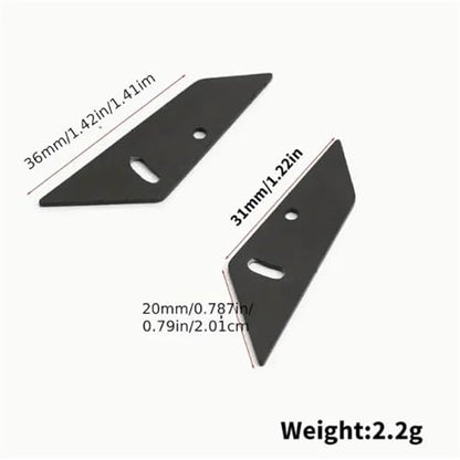 RC Car Toys Parts for Tamiya TT02X V0194123PGT2 for YOKOMO for HSP 1/10 Metallized Drag for Racing Rear Wing Spoiler Drift Car Upgrade Parts