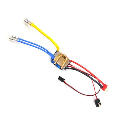 RC 10A Brushed ESC, Dual Way Speed Control for 380 540 550 775 Brushed Motor RC Car, Boat, Tank - size: 480A