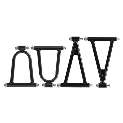 Front Upper 215mm & Lower 265mm Swing Arm Kit for 110cc-250cc ATV Quad Buggy – A Arm Suspension Set for Go Kart Electric DIY Off-Road Replacement Parts
