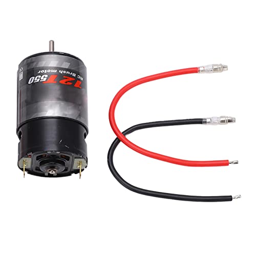 550 Brushed Motor & 320A Two Way ESC Set fit for RC Car Crawler 12T High Performance Combo with Easy Wiring Options Enhanced Stability - size: 12T