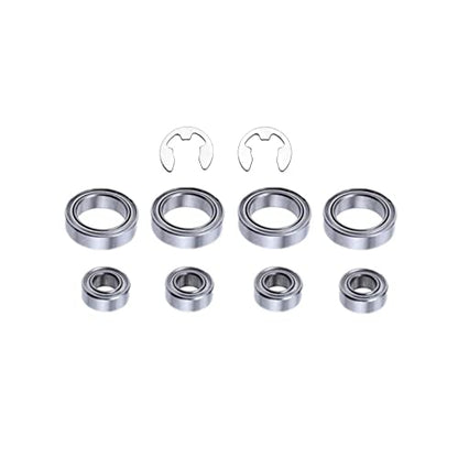 Front & Rear Differential and Gear Kit for 94123 94107 94111 94118 94166 1/10 RC Car Upgrade Parts