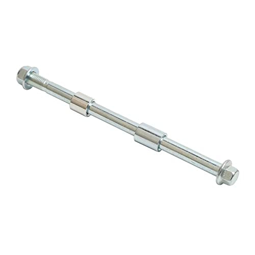 Mokuo 10mm 175mm Front Rear Axle with Bushing 6mm 15mm 20mm Fit for Motorcycle Pit Dirt Bike Moped Scooter QUAD ATV Mini Bike Parts - size: 10-175