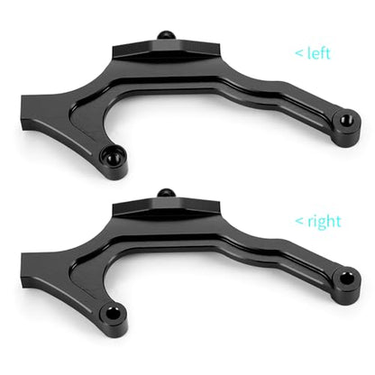 RCHUBAM 2PCS Rear Body Mount Braces for 1/10 Team Associated DR10 Team - style: Black