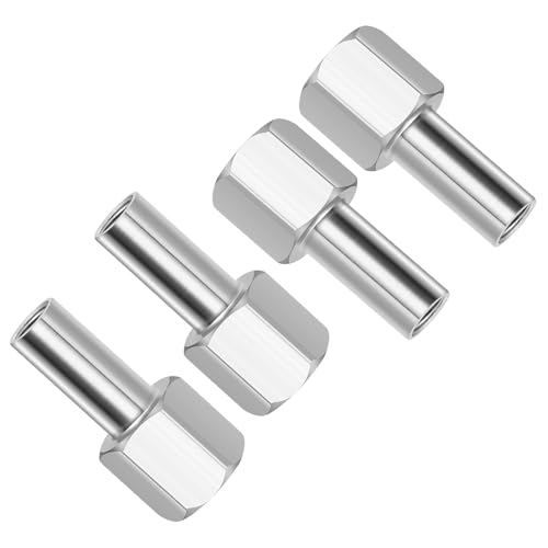 MOHERO Metal Center Nuts for 1/10 RC Crawler Car SCX10 Wraith 12mm Wheel Hub Hex Drive Adaptor 15mm Extension (15mm) - color: 15mm