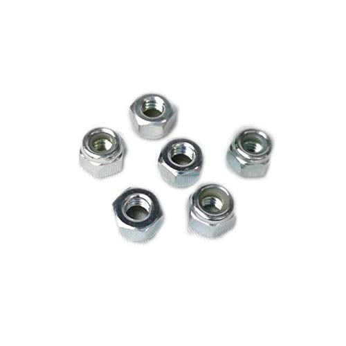 LAEGENDARY 1:8 Scale RC Cars Replacement Parts for Nitro Truck: Nylon Lock Nut M4 - Part Number - NI-1035 - style: Nylon Lock Nut M4 - NI-1035