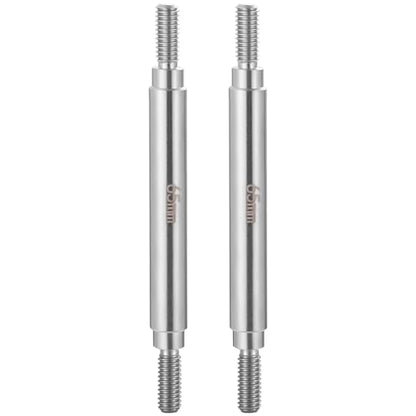 RC Stainless Steel Suspension Links Chassis Linkage Set 65mm | For 1/10 Scale SCX10 TRX4, RC Crawler - size: 65mm