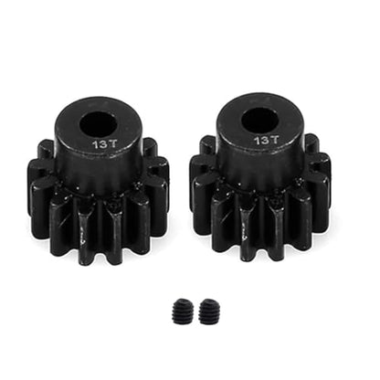 2pcs 3943X Hardened Steel 13-Tooth Pinion Gear (32 Pitch) for Traxxas Slash Rrustler Stampede Raptor 4x4 VXL TRX-4 TRX-6 Hop Ups Upgrade Parts