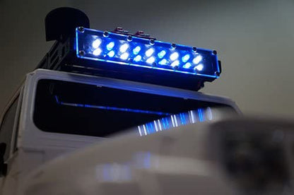 Yeah Racing 1/10 RC Rock Crawler Accessories Super Bright Roof LED Bar White & Blue Light #YA-0380