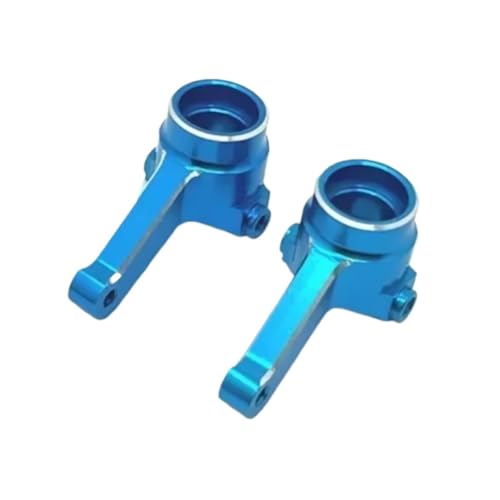 for LC PTG-2 PTG-2R 1/10 Metal Front Steering Cup Rc for Racing Model Crawler Truck for Buggy Car Upgrade Parts OP Accessories RC Steering Knuckles Cup(Blue) - size: Blue