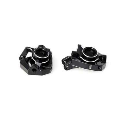 LCX Racing 1/10th RC Crawler Car CNC Aluminum Front Spindle and Carrier Set Steering Knuckle for Losi Lasernut U4 4X4, Upgrades Parts Accessories