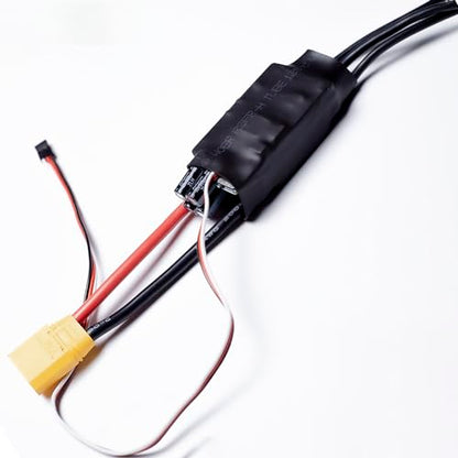 120A ESC 2-6S LiPo Brushless Electronic Speed Controller | With BEC XT90 & 5.0mm Plug for RC Airplane Drone Model - size: 120A