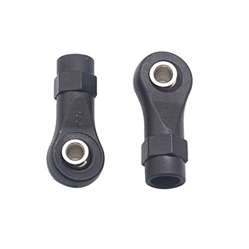 Share Goo 10Pack M4 Plastic Tie Rod End Ball Joint Link Ball Head Holder Compatible with Traxxas TRX-4 Axial SCX10 HSP 90046 90047 1/10 RC Crawlers Car (25mm) - size: 25mm