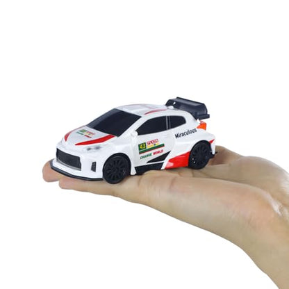 TOUCAN RC HOBBY 1/43 RC Drift Car High Speed 4WD Racing Vehicles 2.4GHz RTR Mini Car Model Radio Battery Lights Gyroscope for Ages 14+ - color: 4308gyro