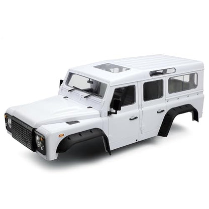 1/10 RC Car Hard Body Shell Kit-313mm Wheelbase D110 Land Rover Defender Body for Axial SCX10 90046 TRX4 CC01 Capra RC Crawler Car (313mm White) - color: 313mm White