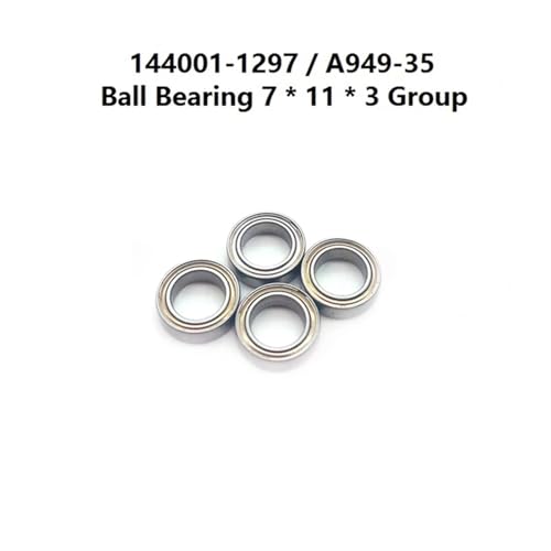 Bearing Kit for Wltoys for 144001 144002 144010 124016 124017 124018 124019 rc Car Spare Parts Accessories 20Pcs Ball Bearing Set