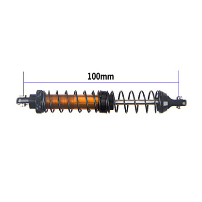 4Pcs ShareGoo Metal Shock Absorber 70/80/90/100/110/120mm Damper Compatible with Tamiya CC01 Traxxas TRX4 Axial SCX10 D90 D110 RR10 1/10 RC Crawler Car (100mm Hole Distance) - size: 100mm Hole Distance