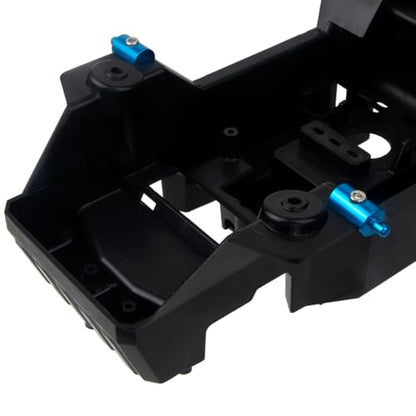 4Pcs Aluminum Body Mounts Body Shell Posts for 1/12 Scale Tamiya CW-01 Chassis Lunch Box Midnight Pumpkin Upgrades Parts (Blue) - color: Blue