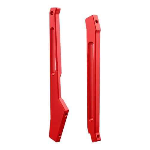 Chassis Brace Set Front Rear Brace for Arrma 1/7 Fireteam Mojave Talion 6S EXB RTR Upgrades Part Red - color: Red