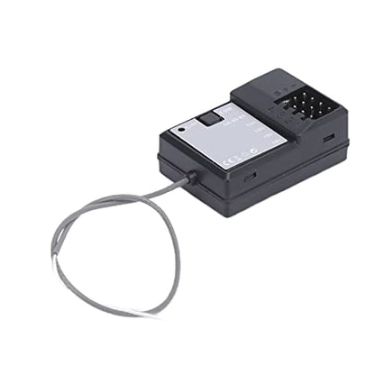 Waterproof RC Receiver 2.4G FHSS 67 - Channel, 3.3-6V High - Voltage Compatible Remote Control Car Boat Tank Receiver with 2ms Response Time