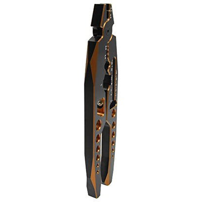 RC Shock Absorber Pliers RC Multifunction Pliers RC Rod Ends Disassemble Tools & Small Cross Socket Spanner Compatible with Traxxas Arrma Axial Losi Redcat HSP 1/8 1/10 RC Car Truck (Golden) - color: Golden