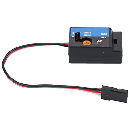 RC Racing Car Mini Auxiliary Gyroscope with SMM System for Drifting High Stability, Analog and Digital Steering Gear Compatible RC Mini Gyroscope Module for WPL D12