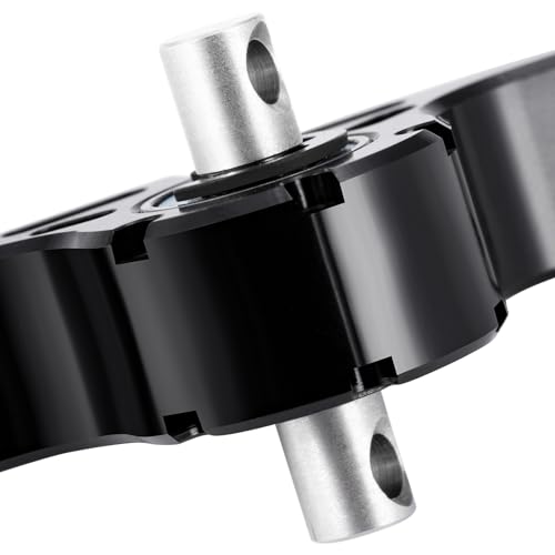 RCHUBAM RC Extend Driveshaft Axle Connector Aluminum Splitter Bridge Connector Replacement Parts for 1/14 Tamiya Trailer Tractor Truck RC Crawler Car