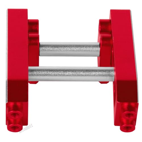 RC Aluminum Adjustable Wing Mount Upgrades Part for 1/14 Typhon Grom 223S (ARA2306,ARA2306s,ARA2106) RC Car,Adjustable Wing Mount Hops Up,Red - color: Red-(upgrades Part）