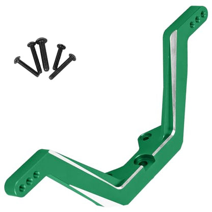 Aluminum Front Shock Vertical Relocator Upgrade for 1/10 Drag Slash 1967/Chevrolet C10/Slash 2wd lcg, RC Shock Bracket, Green - color: Green - (Shock Relocator)