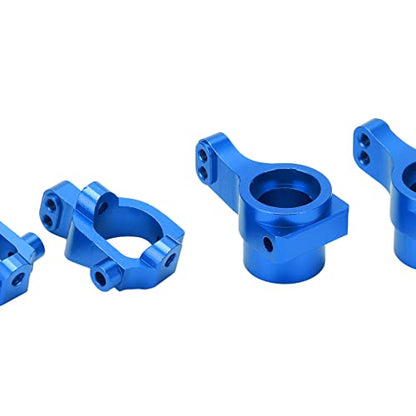 RC Block C Hub Carrier, Aluminum Alloy Steering Cup Upgrade Part Set for LOSI 22S 1/10 Rear Drive Short Course Truck (Blue - color: Blue