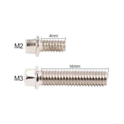 100pcs M2 M3 Steel Scale Beadlock Ring Screws 1.9 2.2 Wheel Rims for 1/10 RC Crawler Car TRX4 Axial SCX10 AXI03007 VS4-10 LCG(M3 8mm)