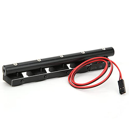 5pcs RC Car Roof Lights LED Light Bar Kit Compatible with SCX10 TRX4 Crawler, Miniature Vehicle Decoration, Low Power Consumption, High Realism Model Accessory for /10/8 Scale - size: 5 lights