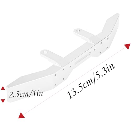 Metal Front Bumper & Trailer Hook Compatible with WPL B14 B24 B16 B36 C14 C24 HengLong Feiyue 1/16 RC Crawler Car