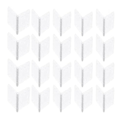 Nylon Hinge, 20 Remote Control Aircraft Hinges, Suitable for Fixing Nylon Small Hinges (3 Sizes) for RC Aircraft Model Aircraft Parts.skrnrhrery (Small Hinge)