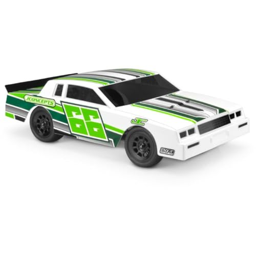 JConcepts Inc. 1987 Chevy Monte Carlo - Street Stock Body JCO0422L Electric Car/Truck Option Parts