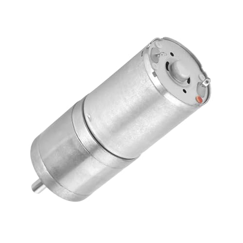 12V Mini DC Motor, 1000RPM Micro Electric Gear Motor Metal Reversible High Torque Speed Reduction Shaft 25mm for PCB DIY RC Car Robot Model Drive Electric Drill Gear Box(1000RPM) - size: 1000RPM