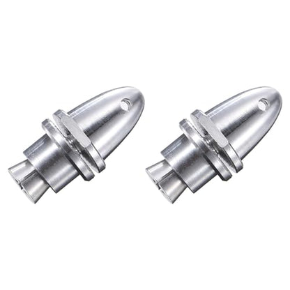 MECCANIXITY RC Plane Airplane Spinners Propeller Adapter, 5mm Extrusion Propeller Adapter Saver for Shaft Brushless Motor Speed Controllers, Pack of 2 - size: 5mm