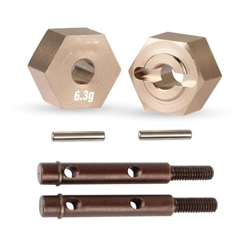 RC Car Transmission Shaft For Axial 1/18 For Capra For Unlimited For Trail Buggy For UTB18 12mm*7.5mm Wheel Hubs Hex Drive Shafts RC Crawler Car Upgrades Parts Accessories