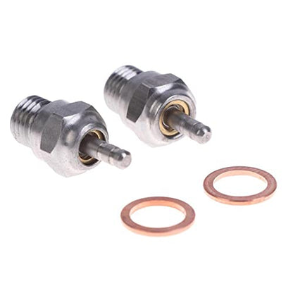 2pcs Duty Glow Plug N3/N4 Hot Spark Nitro Engine Parts Replacements for RC Car Truck gy, Strong Alloy, Weight Upgrade, Increased Performance, Cross Wrenches - N4 - color: N4