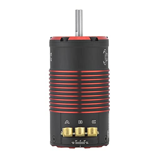 4274 V2 Brushless Sensored Motor, 4 Pole, High for 1/8 On Road RC Car, ABEC5 Bearing, CNC Machined Heatsink, Explosion Proof Rotor, Waterproof Design (1950kv)