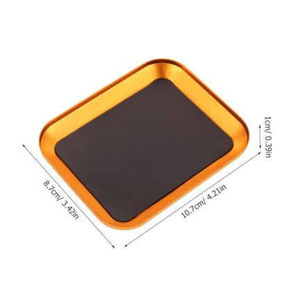 OUNONA Parts Bowl Aluminum Alloy Screws Holder Nut Storage Tool Rc Screw Tray Gasket Organizer Repair Tool