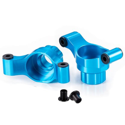 RC Aluminum TT02 Front Steering Knuckle Arm Steering Cup & Rear Stub Axle Carrier Hub Set Compatible with Tamiya TT02 1/10 RC On Road Touring Car Upgrade Parts