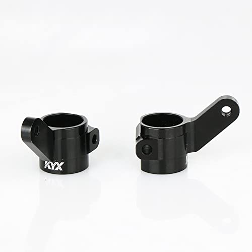 KYX Racing CNC Machined Aluminum Steering Blocks Left & Right Steering Knuckles Upgrades Parts Accessories for RC Crawler Car Traxxas 1/10 Drag Slash 1967 C10